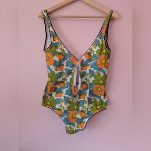 Solstice Intimates Flower Power Bodysuit Size XL
